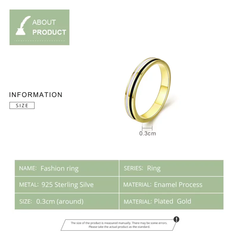 (imagen para) Anillo de moda dorado con estilo Pandora - SCR523 - Ver 6