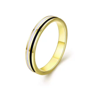 (imagen para) Anillo de moda dorado con estilo Pandora - SCR523