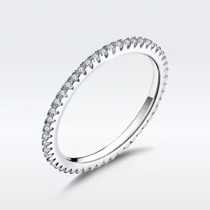 (imagen para) Anillo de moda plateado estilo Pandora - SCR066