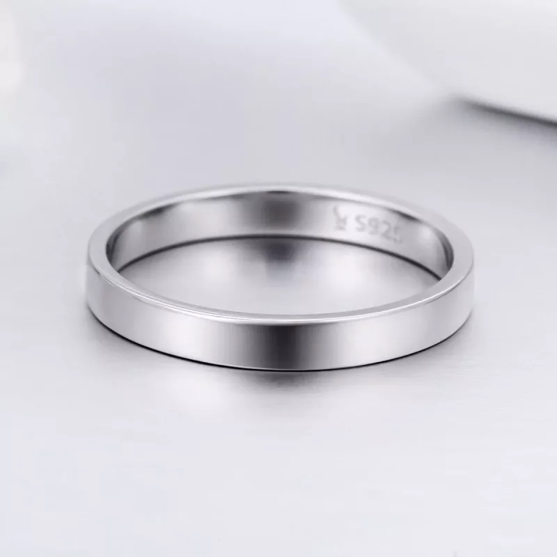 (imagen para) Anillo de plata de estilo Pandora con sentimientos simples - SCR343 - Ver 4