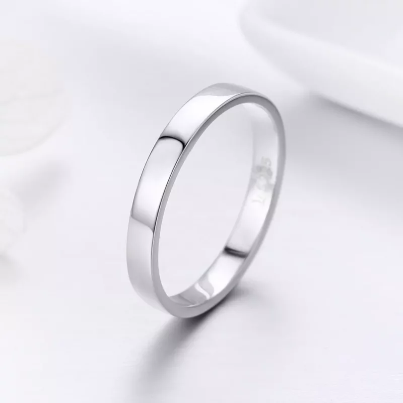 (imagen para) Anillo de plata de estilo Pandora con sentimientos simples - SCR343 - Ver 6