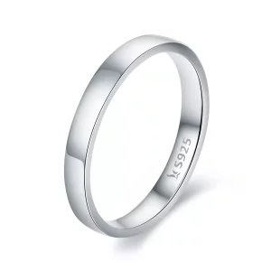 (imagen para) Anillo de plata de estilo Pandora con sentimientos simples - SCR343