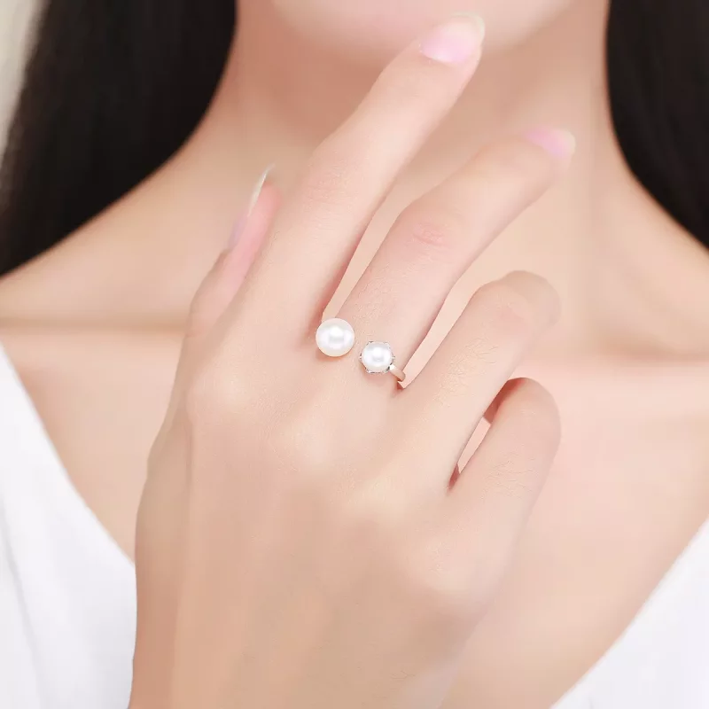 (imagen para) Anillo de plata de estilo Pandora Infatuate of Love - SCR192 - Ver 7