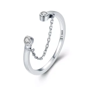 Anillo de plata estilo Pandora con cara sonriente - SCR216 (imagen para) Anillo de plata estilo Pandora con cara sonriente - SCR216
