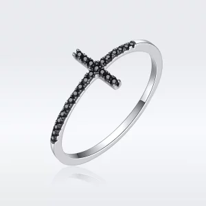 (imagen para) Anillo de plata estilo Pandora con fe - SCR067