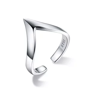 (imagen para) Anillo de plata estilo Pandora con forma de espiga de plata - SCR470