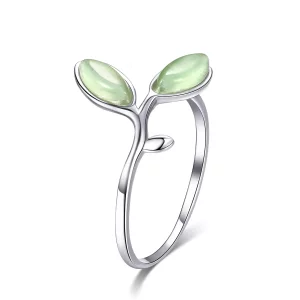 (imagen para) Anillo de plata estilo Pandora con símbolo de esperanza - SCR453