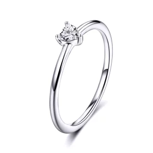 Anillo de Plata Estilo Pandora con Suerte Pequeña - SCR498 (imagen para) Anillo de Plata Estilo Pandora con Suerte Pequeña - SCR498