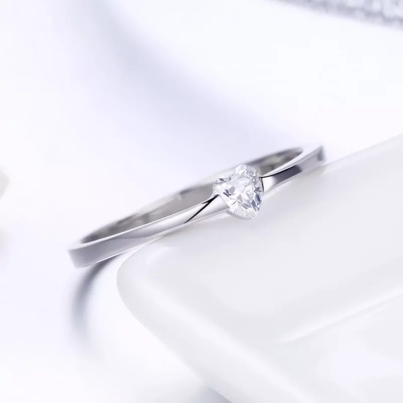 (imagen para) Anillo de plata estilo Pandora Simple Grace - SCR450 - Ver 4