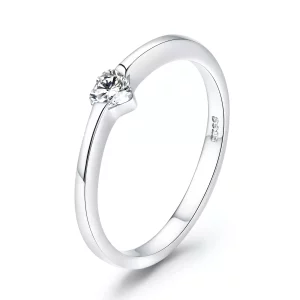 (imagen para) Anillo de plata estilo Pandora Simple Grace - SCR450