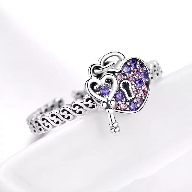 (imagen para) Anillo de plata estilo Pandora Sweet Promise - SCR486 - Ver 3