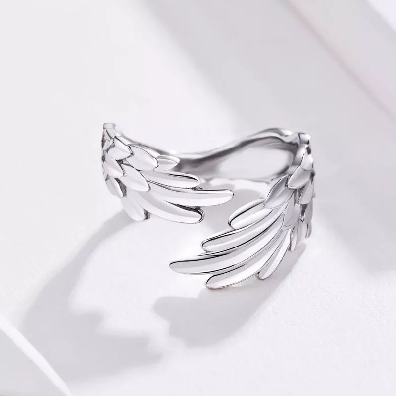 (imagen para) Anillo de plata Pandora Style Alas de Esperanza - SCR512 - Ver 4