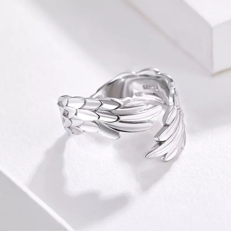 (imagen para) Anillo de plata Pandora Style Alas de Esperanza - SCR512 - Ver 5