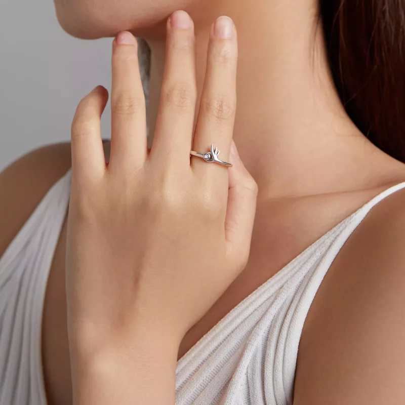 (imagen para) Anillo estilo Pandora Ok Open - BSR198 - Ver 7