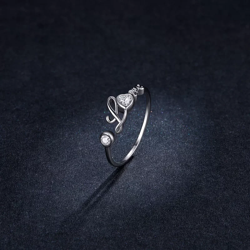 (imagen para) Anillo Pandora Style Love Open - BSR146 - Ver 5
