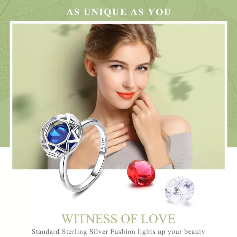 (imagen para) Anillo Testimonio de Amor en Plata Estilo Pandora - SCR492 - Ver 2