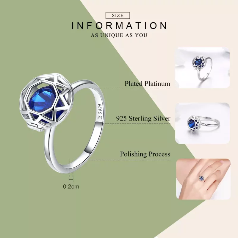 (imagen para) Anillo Testimonio de Amor en Plata Estilo Pandora - SCR492 - Ver 4