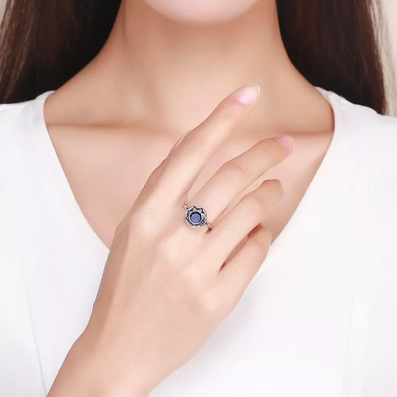(imagen para) Anillo Testimonio de Amor en Plata Estilo Pandora - SCR492 - Ver 7