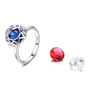 (imagen para) Anillo Testimonio de Amor en Plata Estilo Pandora - SCR492