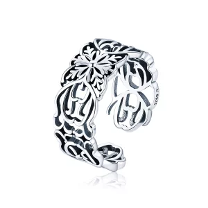 Anillo vintage de plata con estilo Pandora - SCR500 (imagen para) Anillo vintage de plata con estilo Pandora - SCR500