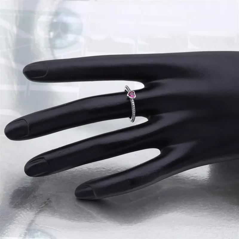 (imagen para) Amor Scarlet - Anillo de Pandora PANDORA - Ver 4