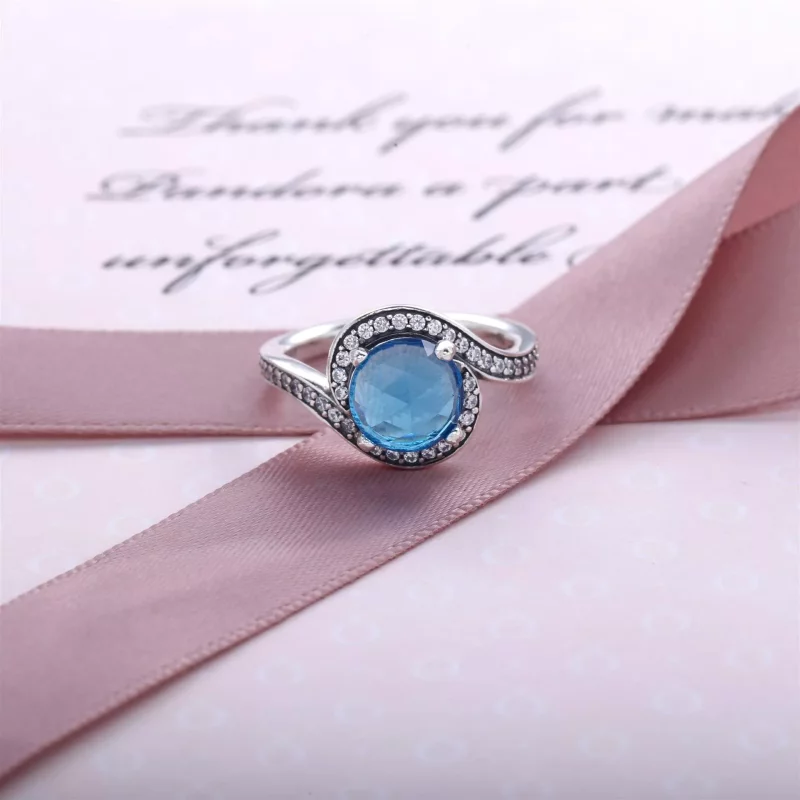 (imagen para) Anillo Amanecer Cristalino 190968NBS Anillos PANDORA - Ver 2