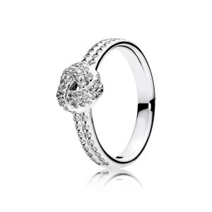 Anillo Brillante Nudo de Amor 190997CZ Anillos PANDORA (imagen para) Anillo Brillante Nudo de Amor 190997CZ Anillos PANDORA