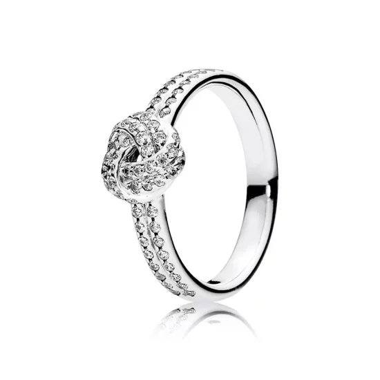 (imagen para) Anillo Brillante Nudo de Amor 190997CZ Anillos PANDORA