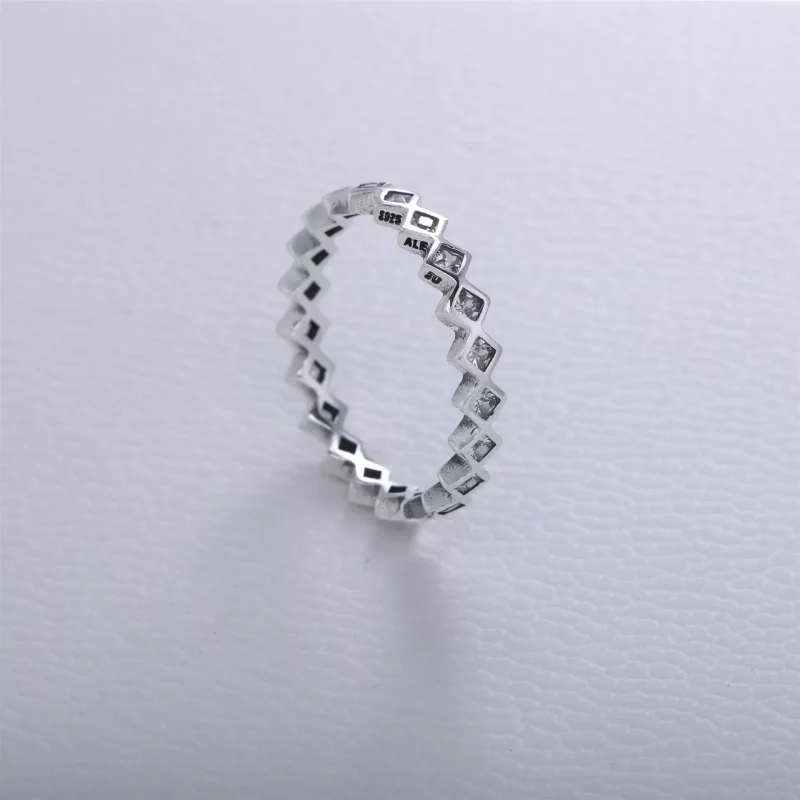 (imagen para) Anillo Brillante Seducci&oacute;n Princesa 190944CZ Anillos PANDORA - Ver 2