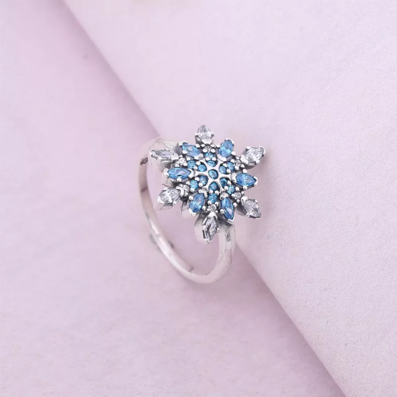 (imagen para) Anillo Copo Cristalino - PANDORA - Ver 2
