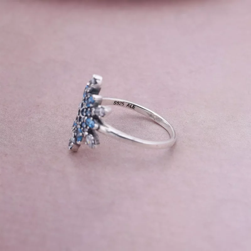 (imagen para) Anillo Copo Cristalino - PANDORA - Ver 3
