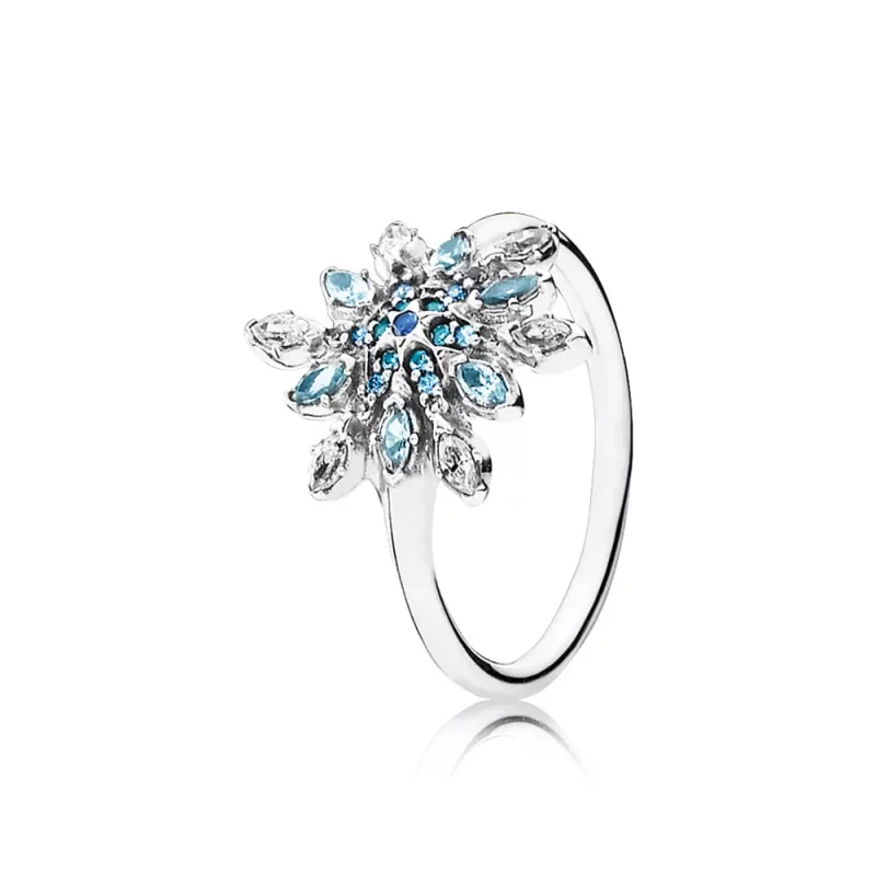 (imagen para) Anillo Copo Cristalino - PANDORA
