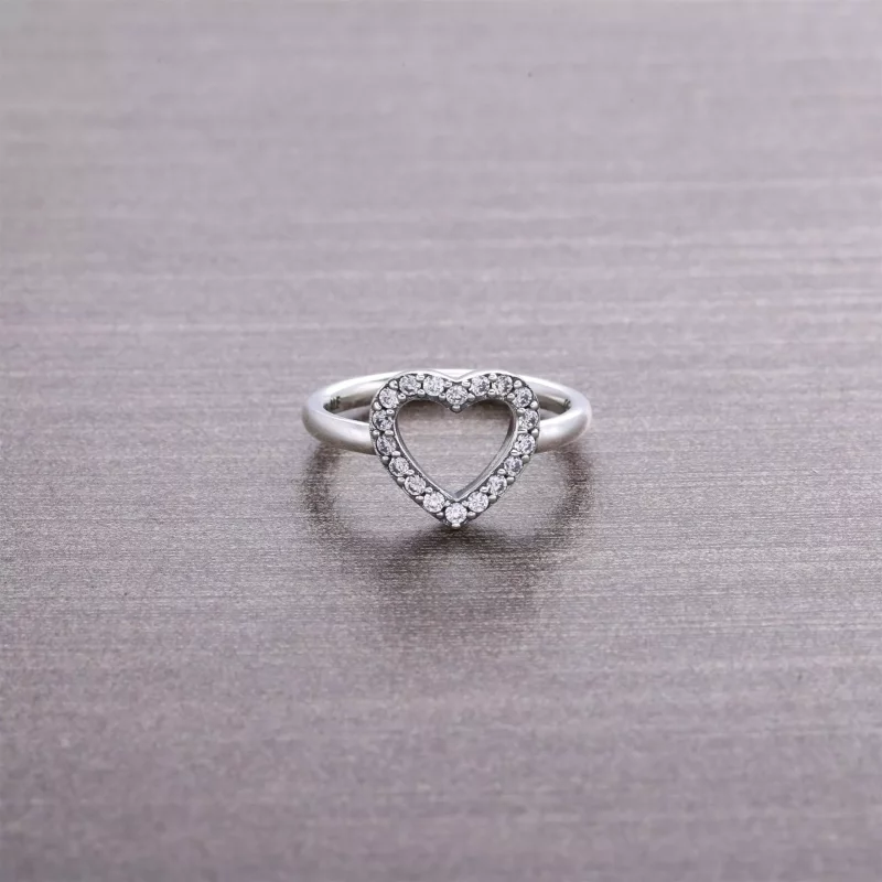 (imagen para) Anillo Coraz&oacute;n PANDORA - Ver 2