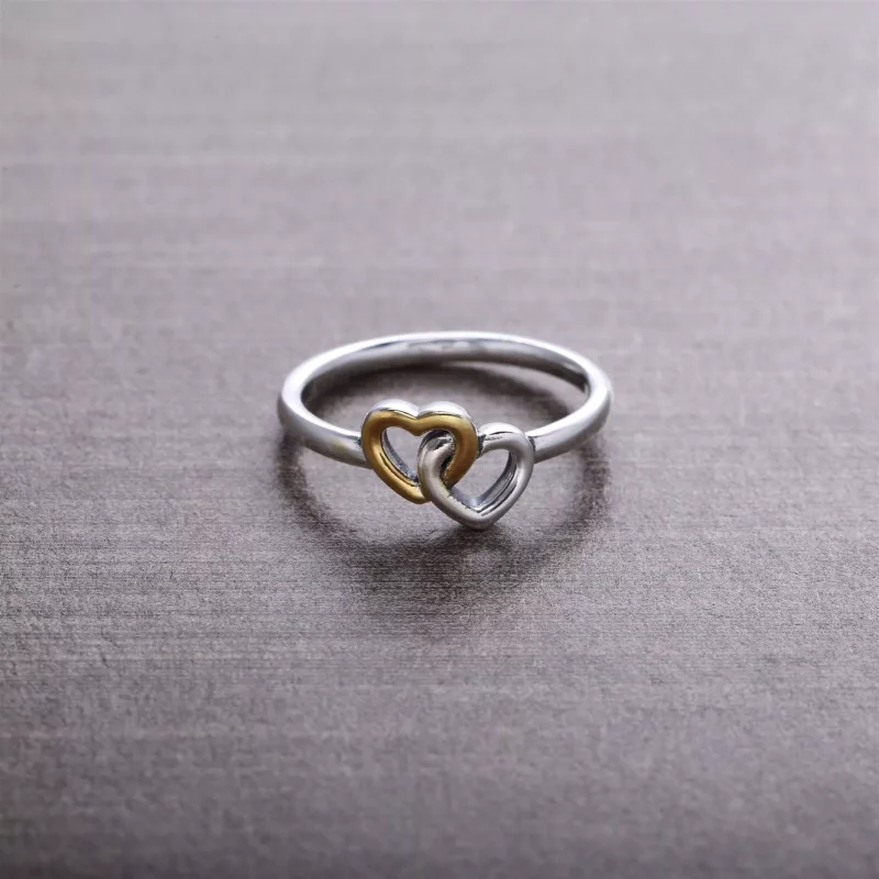 (imagen para) Anillo Corazones enlazados 190927 Anillos PANDORA - Ver 3