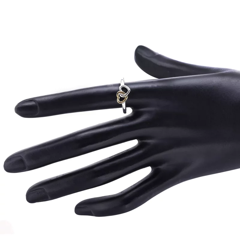 (imagen para) Anillo Corazones enlazados 190927 Anillos PANDORA - Ver 4