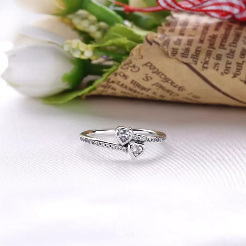 (imagen para) Anillo Corazones para Siempre - PANDORA - Ver 2