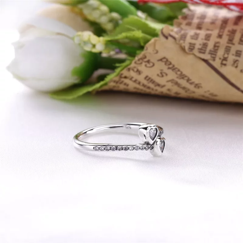 (imagen para) Anillo Corazones para Siempre - PANDORA - Ver 4