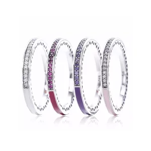 (imagen para) Anillo Corazones Radiantes Cereza 191011NCC Anillos PANDORA