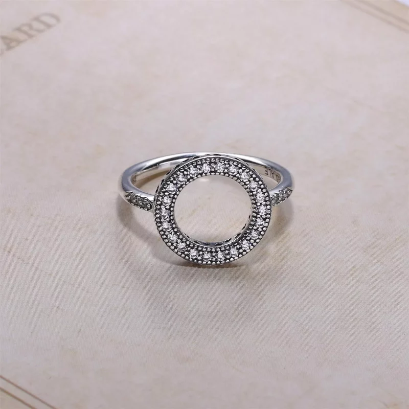 (imagen para) Anillo C&iacute;rculo de Corazones 191039CZ Anillos PANDORA - Ver 2