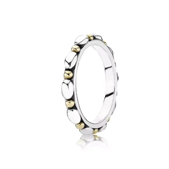 (imagen para) Anillo en Dos tonos Los opuestos se atraen PANDORA