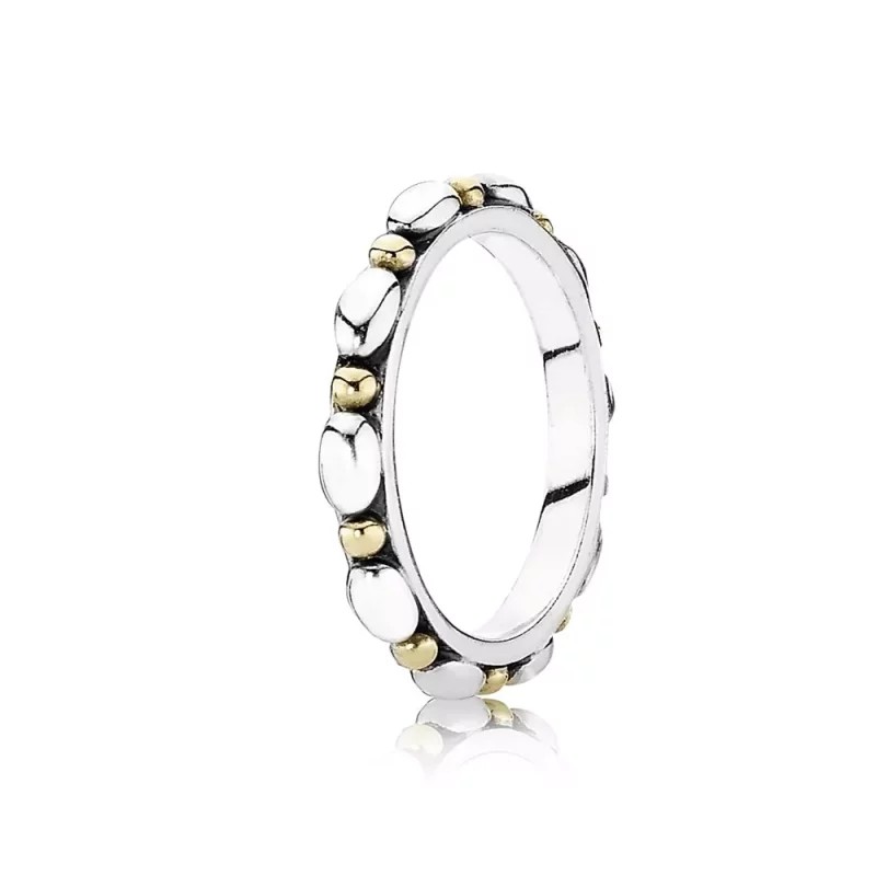 (imagen para) Anillo en Dos tonos Los opuestos se atraen PANDORA