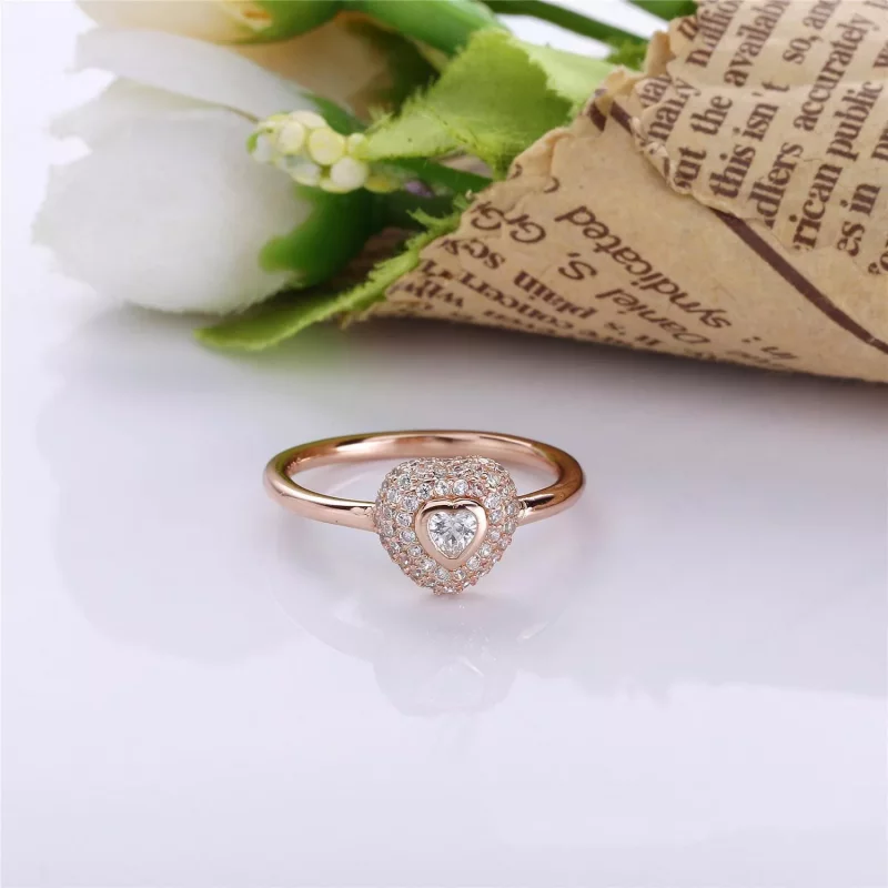 (imagen para) Anillo en PANDORA Rose Coraz&oacute;n PANDORA - Ver 2