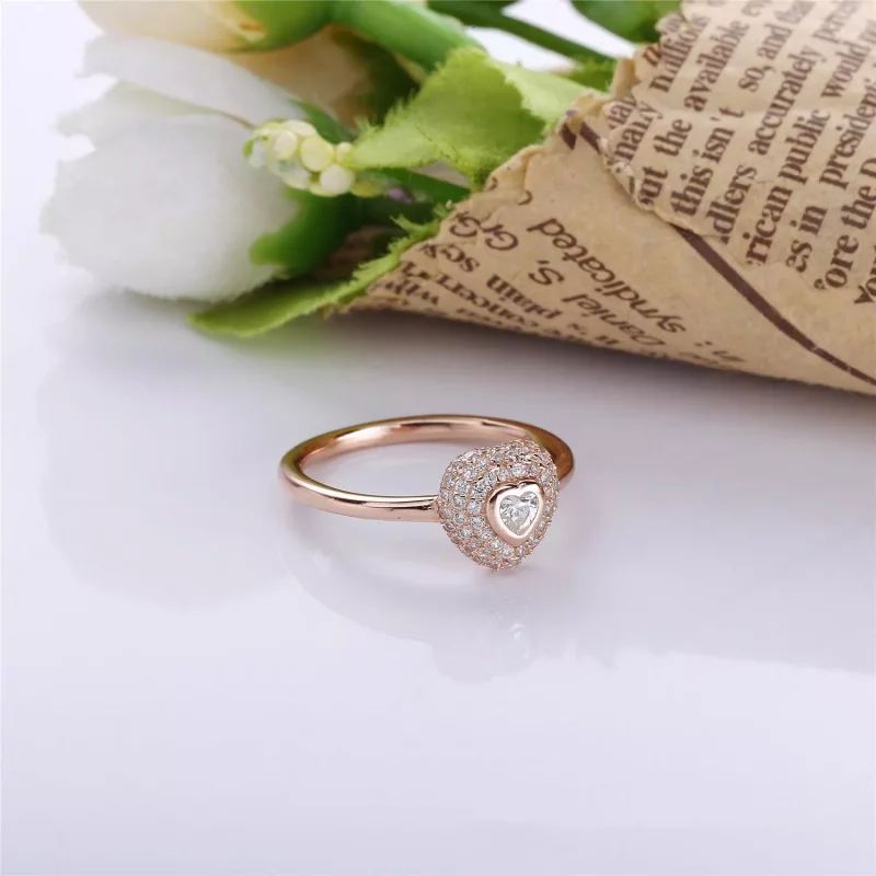 (imagen para) Anillo en PANDORA Rose Coraz&oacute;n PANDORA - Ver 3