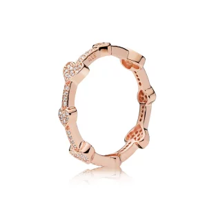 (imagen para) Anillo en PANDORA Rose Corazones Seductores