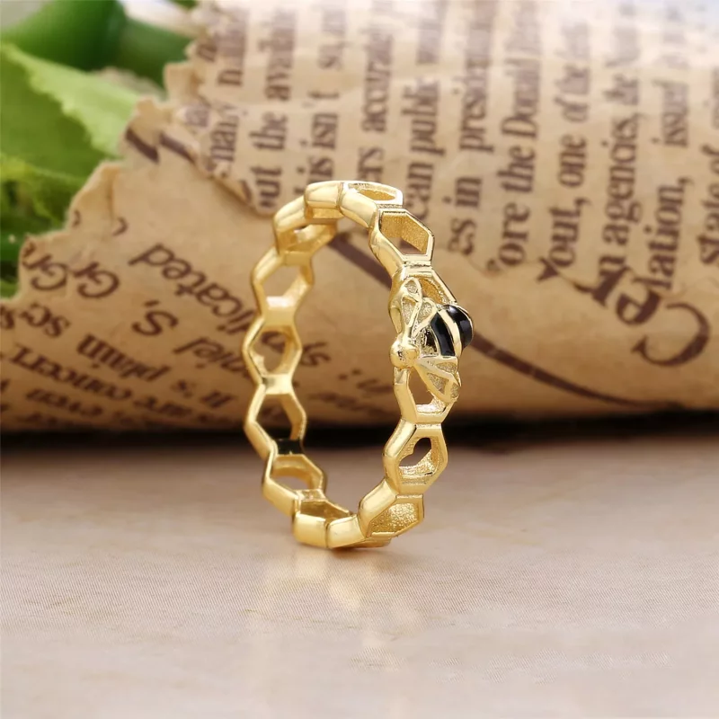 (imagen para) Anillo en PANDORA Shine Abeja - Ver 3