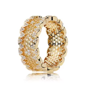 (imagen para) Anillo en PANDORA Shine Nido de Abeja