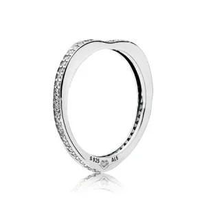 (imagen para) Anillo en plata de ley Arco de Amor Brillante - PANDORA