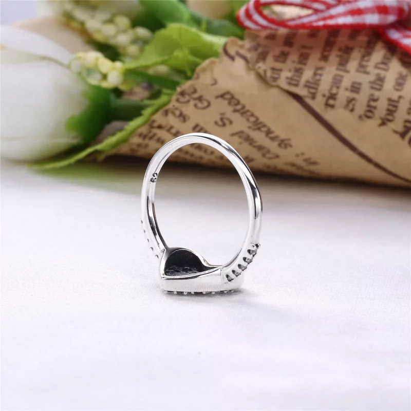 (imagen para) Anillo en plata de ley Coraz&oacute;n de Invierno - PANDORA - Ver 4