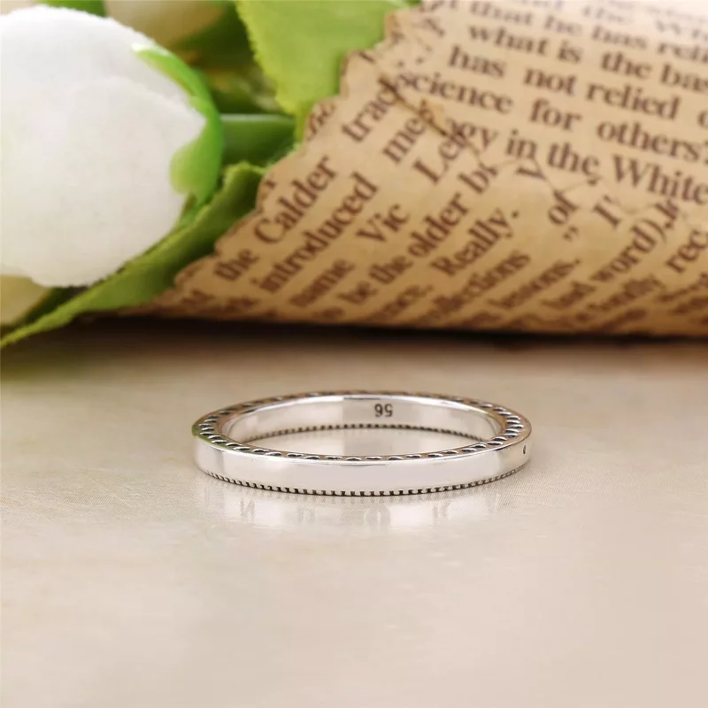 (imagen para) Anillo en plata de ley Corazones Logo PANDORA - Ver 3