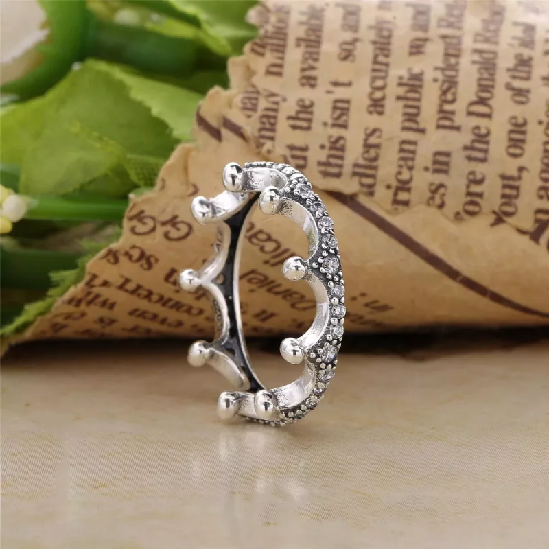 (imagen para) Anillo en plata de ley Corona Encantada - PANDORA - Ver 2
